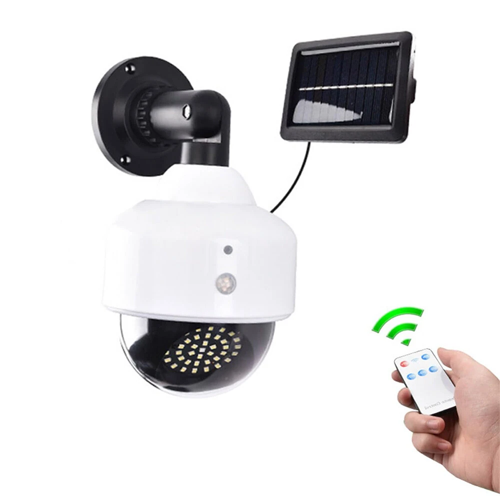 (image for) Solar Powered LED Wall Light Outdoor Security Lamp Split Design with Motion Sensor & Camera-Style Design Waterproof for Garden Patio & Yard Lighting